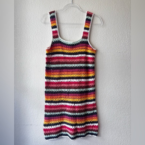 $218 Marine Layer Fiona Multi Colored Crochet Dress Sz S. (B.86) - Picture 2 of 7